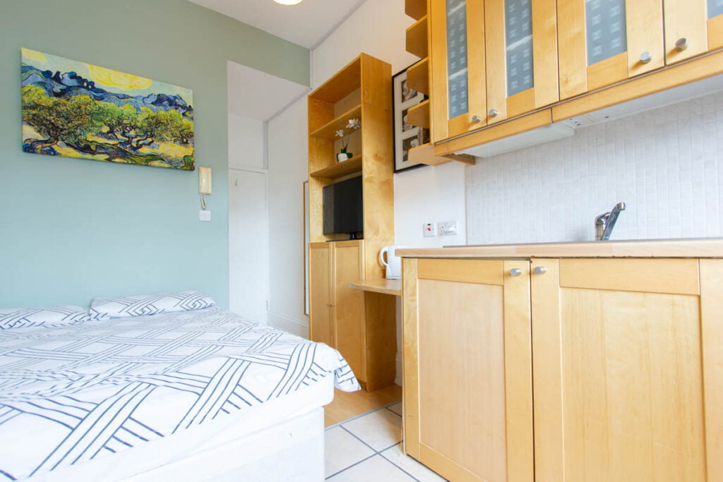 Student studio accommodation Claverton Street, Pimlico London